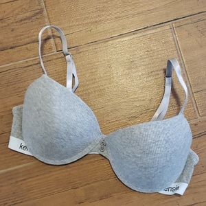 Kensie Lingerie Grey Padded T-Shirt Bra 34C